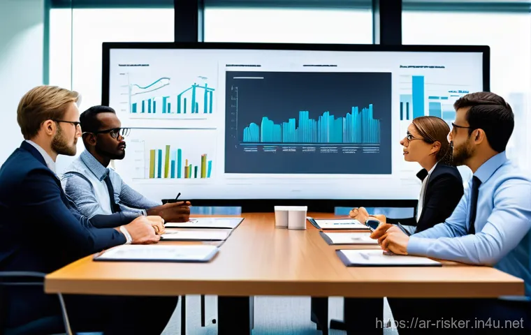 위험관리기술자 실무 경험을 쌓는 방법 - **Prompt:** A diverse team of professional risk managers, including both experienced mentors and eag...